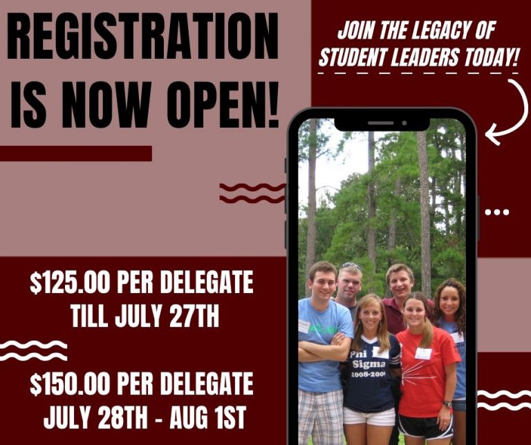 Registration for FLC is NOW Open! Check our website for more information.